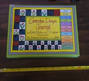 Garden Days Journal with Colorful Cover